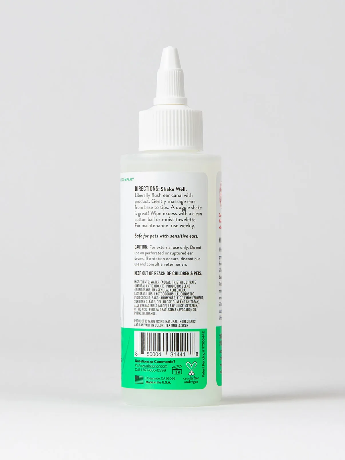 Skout's Honor Probiotic Ear Cleaner for Dogs and Cats