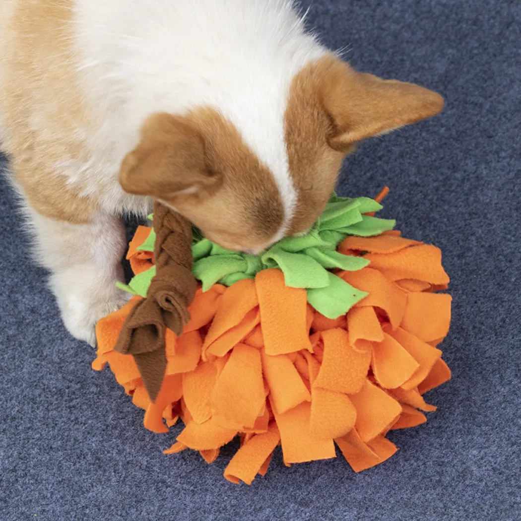 Snuffy - Pumpkin Pet Snuffle Ball