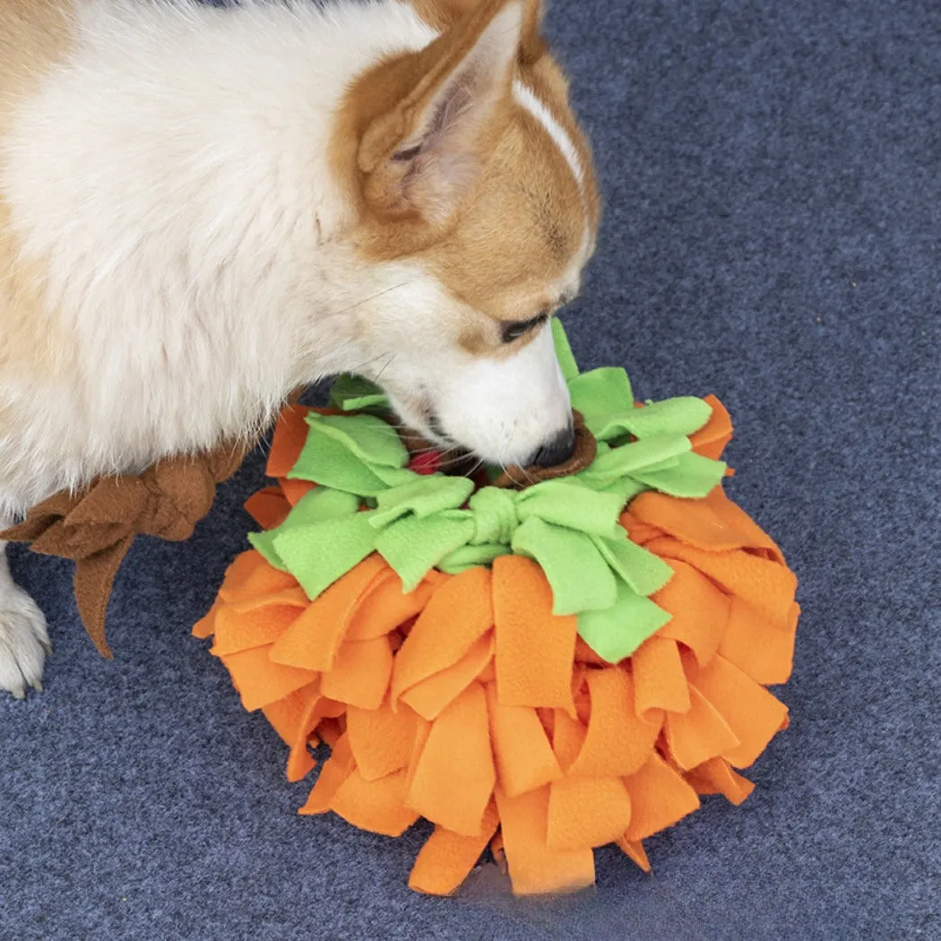 Snuffy - Pumpkin Pet Snuffle Ball