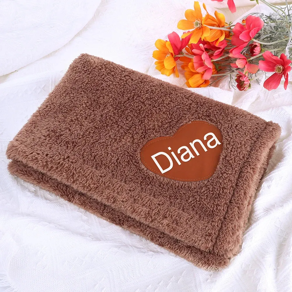 Soft Fluffy Personalized Pet Blanket