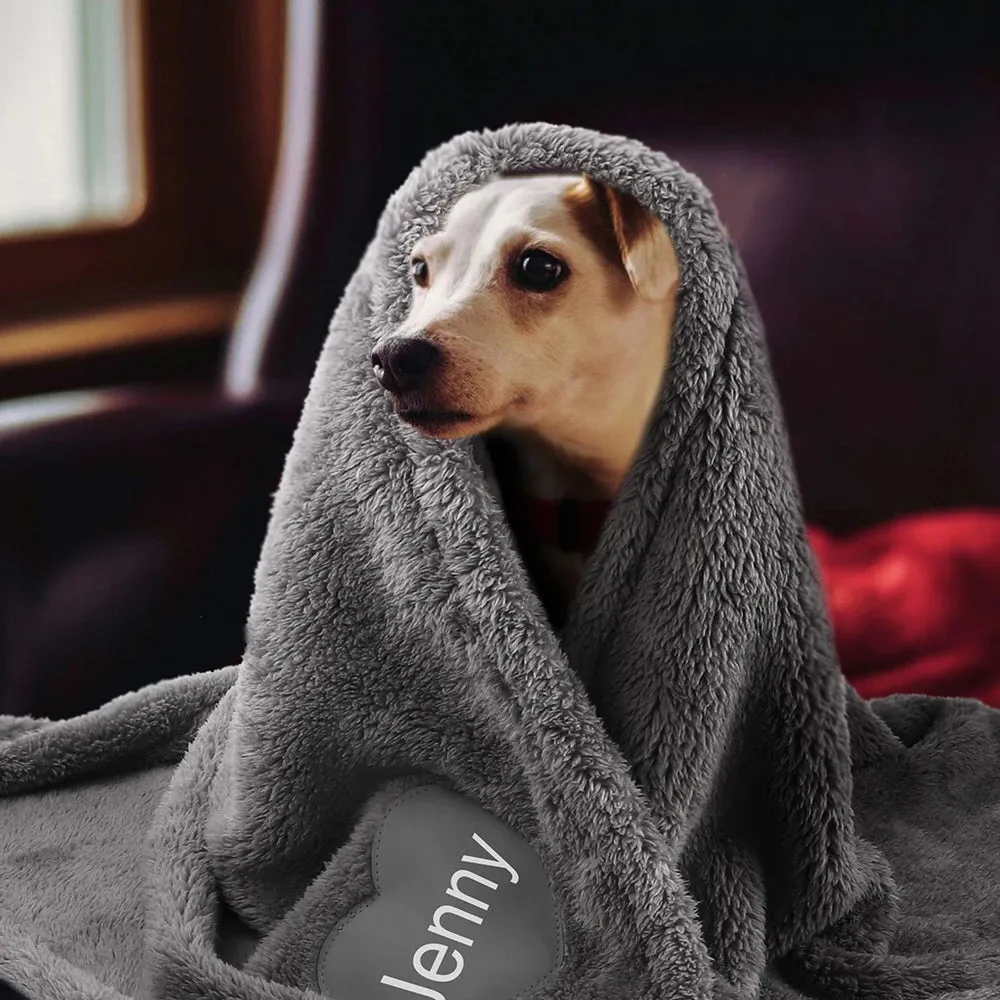 Soft Fluffy Personalized Pet Blanket