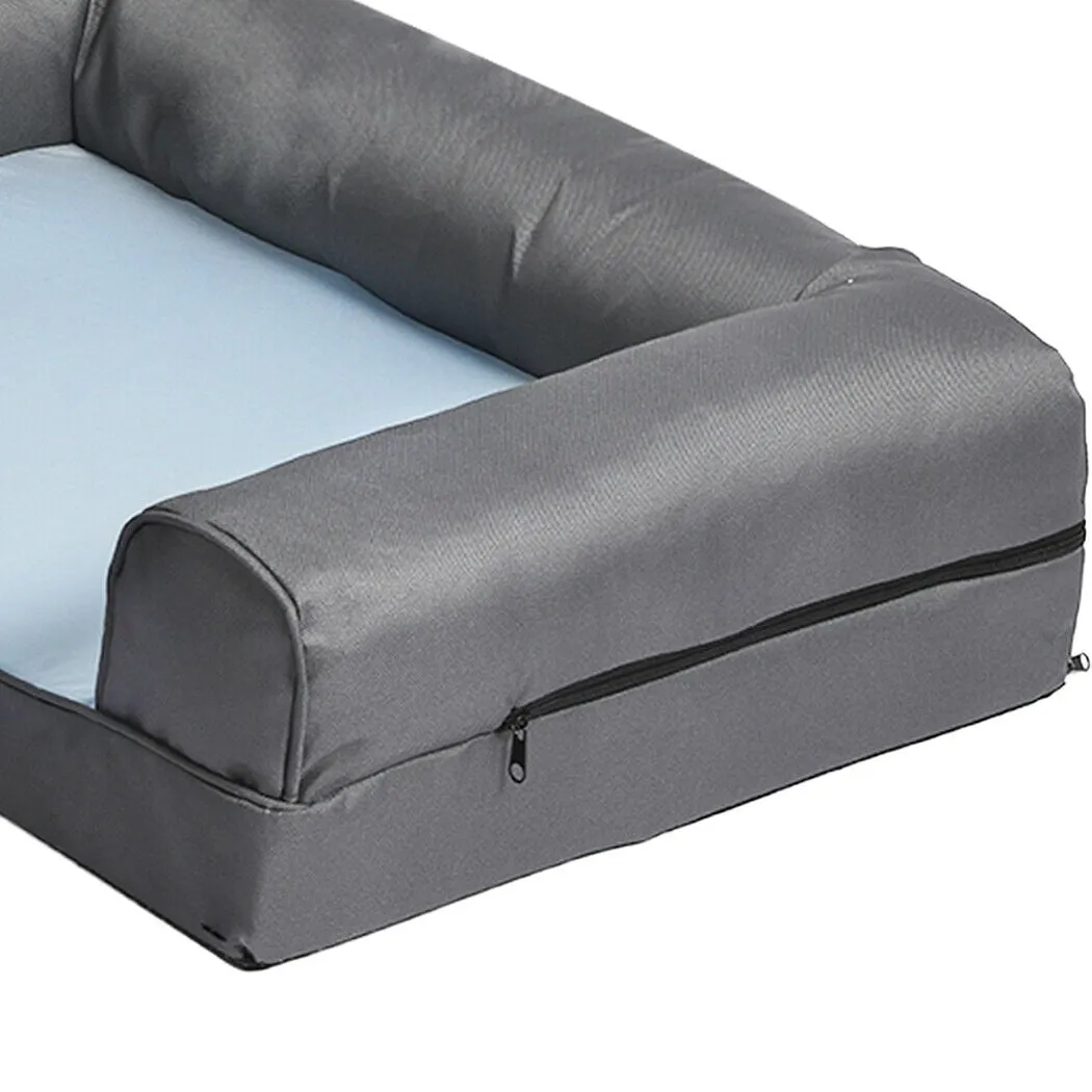 Summer Cooling Insect Prevention Dog Bed Sofa - Grey
