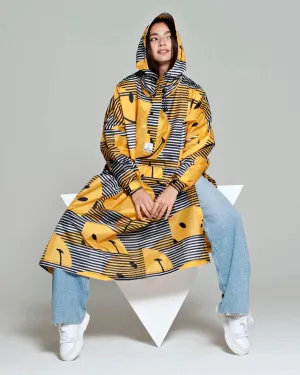 Sunset Smiley Rain Poncho