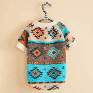 Three Totem Pet Sweatshirts for Cats & Dogs | Universal Autumn & Winter Plush Pet Clothes | Wholesale Cross-Border Supply