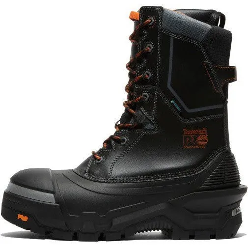 Timberland Pro Men's Pac Max 10" Comp Toe WP PR Work Boot- Black- TB1A5QXJ001