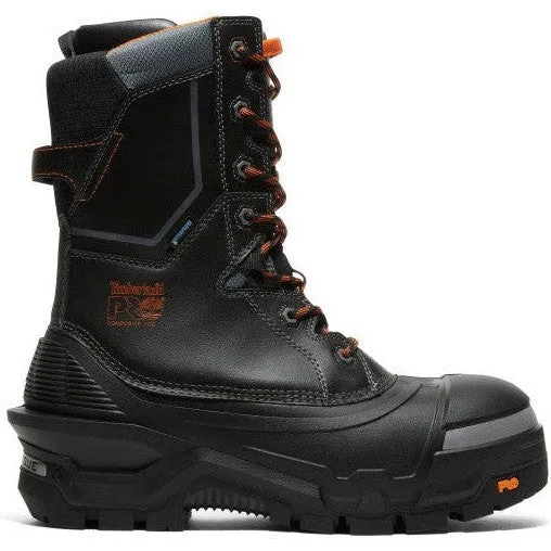 Timberland Pro Men's Pac Max 10" Comp Toe WP PR Work Boot- Black- TB1A5QXJ001