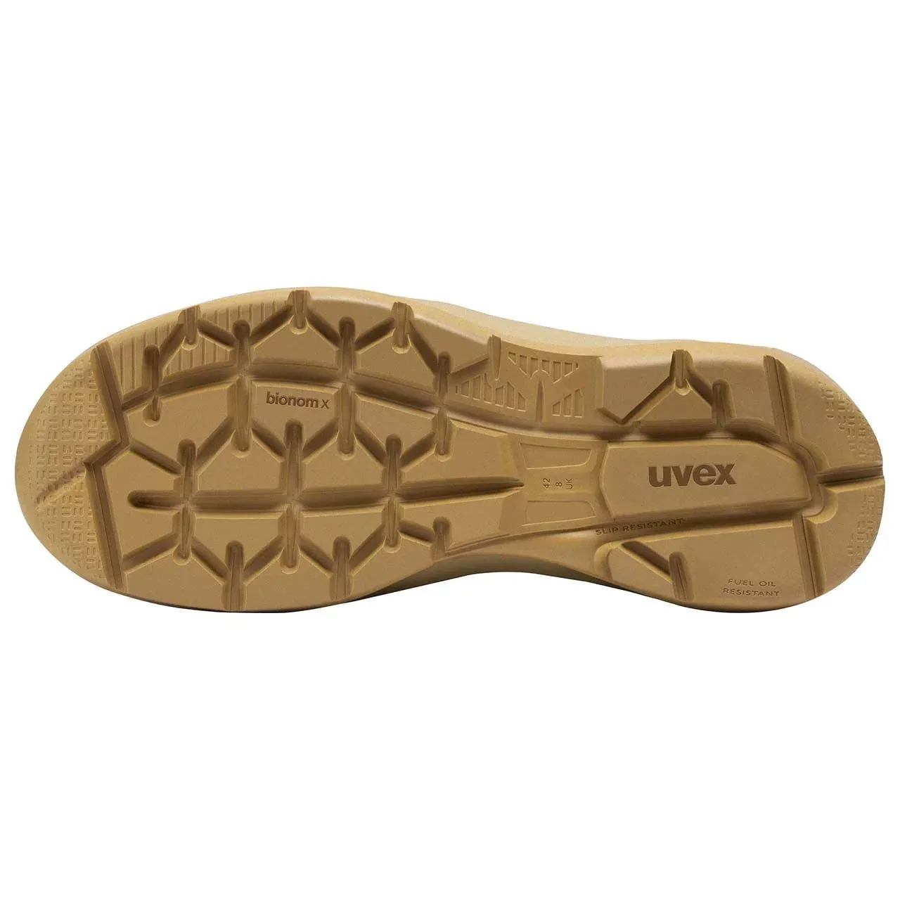 Uvex 2 X-Flow Zip Sided Safety Boots (Wheat)