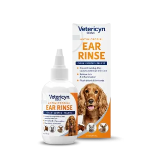 Vetericyn Plus Antimicrobial Ear Rinse For Pets, 3-oz