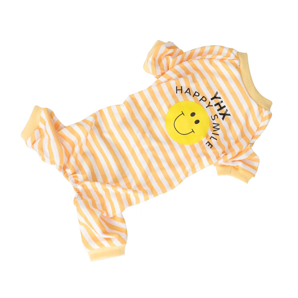 YHX Can pull puppy four-legged raincoat waterproof all-inclusive with feet small dog bichon teddy pet rain clothes