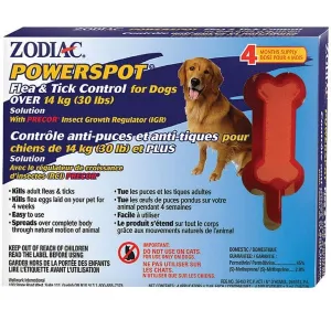 Zodiac Powerspot Flea and Tick Control for Dogs